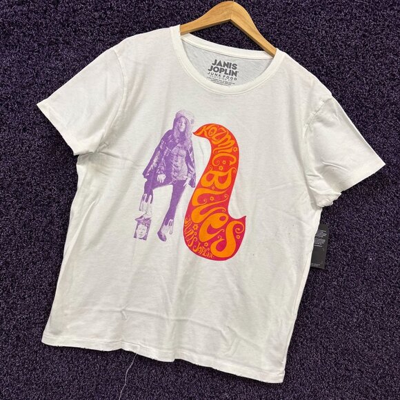 Kozmic Blues Janis Joplin Woodstock Blues Rockstar T-Shirt L - Picture 3 of 5